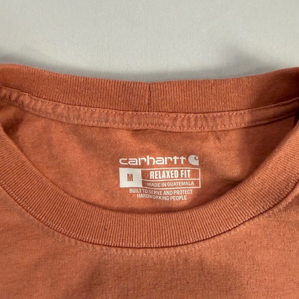 Carhartt‎ 1889 Graphic Long Sleeve Pocket T-Shirt Men's Medium Relaxed Fit - Picture 5 of 9